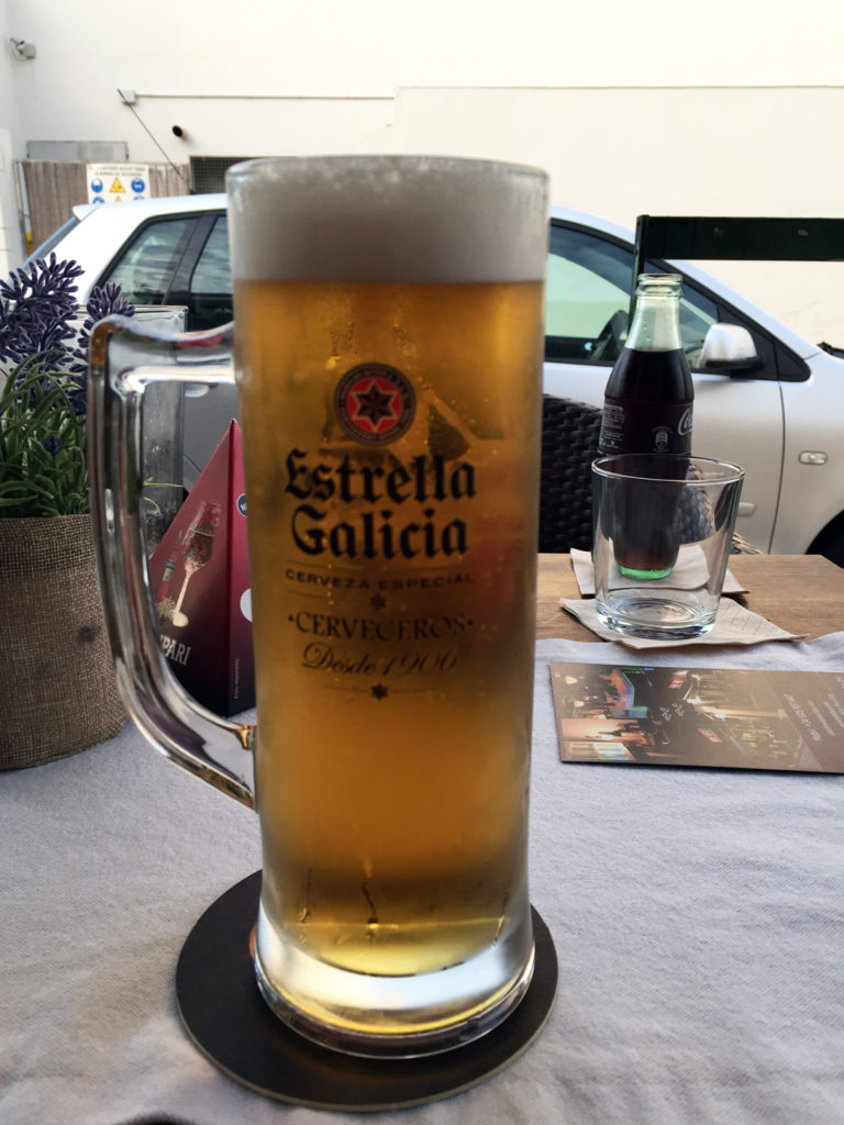Estrella Galicia frisch gezapft