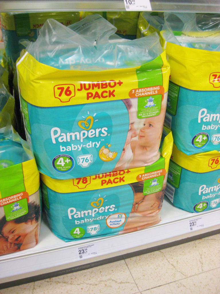 Pampers Jumbo Packung