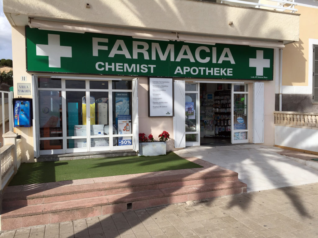 Farmàcia Riera Garau am Strand